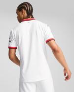 AC MILAN PUMA AWAY 2024 25 WEISS kurzärmliges Herren-Fußballtrikot