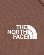 Sports crewneck pullover sweatshirt The North Face RAGLAN REDBOX Crew FLEECE Cotton SMOKEY BROWN