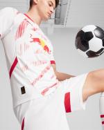 RBL Leipzig Heim-Fußballtrikot 2024 25 kurze Ärmel Herren Weiß Rot