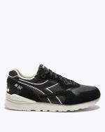 Sportschuhe Sneakers Diadora N.92 ADVANCE Man Schwarz Echtes Leder