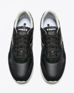 Sportschuhe Sneakers Diadora N.92 ADVANCE Man Schwarz Echtes Leder