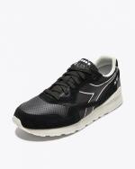 Sportschuhe Sneakers Diadora N.92 ADVANCE Man Schwarz Echtes Leder