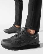 Sportschuhe Sneakers Diadora N.92 Leather Men Total schwarz