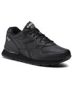 Sportschuhe Sneakers Diadora N.92 Leather Men Total schwarz