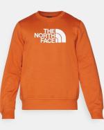 The North Face M Drew Peak Crew Rundhalspullover Sport Sweatshirt Baumwolle FLEECE EARTHEN COPPER