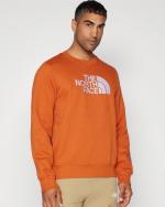 The North Face M Drew Peak Crew Rundhalspullover Sport Sweatshirt Baumwolle FLEECE EARTHEN COPPER