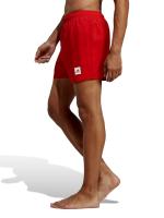 Badeanzug schwimm meer Pool shorts Adidas SHORT LENGTH SOLID mann rot