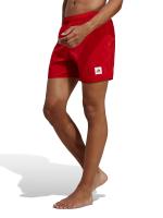 Badeanzug schwimm meer Pool shorts Adidas SHORT LENGTH SOLID mann rot