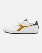 Sportschuhe Turnschuhe Diadora Game Torneo Man White Green Pine Needle