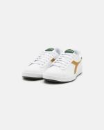 Sportschuhe Turnschuhe Diadora Game Torneo Man White Green Pine Needle