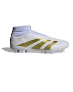 Fußballschuhe Adidas Predator League Laceless FG Firm Ground Herren Weiß Gold