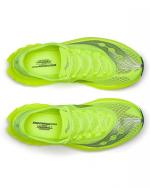 Saucony Endorphin Pro 4 Fast Race Herren Laufschuhe Carbonplatte CITRON/SILBER