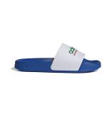 Adidas ADILETTE SHOWER Linear UNISEX White Royal Dusch-Gummi-Hausschuhe