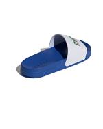 Adidas ADILETTE SHOWER Linear UNISEX White Royal Dusch-Gummi-Hausschuhe