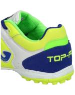 Fußballschuhe Stollen Joma Top Flex 2416 Turf echtes Leder Top Of Range Man WHITE ROYAL