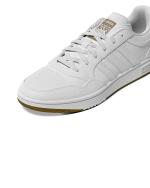 Sportschuhe Turnschuhe Adidas HOOPS 3.0 Low Classic Vintage Herren Weiß Beige