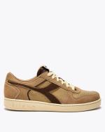  Scarpe Sneakers UOMO Diadora T2 MAGIC BASKET LOW SUEDE LEATHER Beige Croissant 