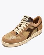  Scarpe Sneakers UOMO Diadora T2 MAGIC BASKET LOW SUEDE LEATHER Beige Croissant 