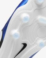  Scarpe Calcio Nike Tiempo Legend 10 Pro fg/mg Blu Pelle Professionali 