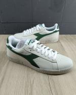 Sportschuhe Sneakers Diadora Game L Low Waxed Suede Pop Leather Herren GREEN GUARDIAN