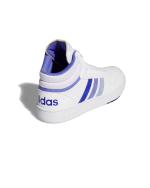 Sportschuhe Turnschuhe Adidas HOOPS 3.0 Mid classic Herren Weiß Blau