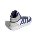 Adidas Hoops 3.0 Mid Lifestyle Basketball Classic Vintage Herren Sport Schuhe Sneakers Weiß Blau