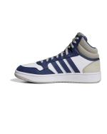 Adidas Hoops 3.0 Mid Lifestyle Basketball Classic Vintage Herren Sport Schuhe Sneakers Weiß Blau