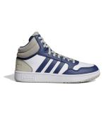 Adidas Hoops 3.0 Mid Lifestyle Basketball Classic Vintage Herren Sport Schuhe Sneakers Weiß Blau