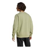 Adidas City Escape Fleece Herren Grünes Baumwoll-Sport-Sweatshirt