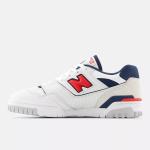 Sportschuhe Turnschuhe New Balance 550 ESD Herren Damen Jungen Leder Mesh Herren Weiß Blau Rot