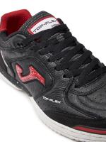 Fußballschuhe Joma Top Flex 2401 Indoor Futsal zimmer echt leder Top der palette Männer schwarz Rot