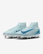 Fußballschuhe Nike Mercurial Superfly 10 Academy SG-Pro Herren mit Kragen Glacier Blue/Blue Orbit