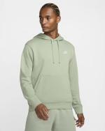 NIKE HOODIE Pullover Sportswear CLUB Sportswear French Terry MIT TASCHEN Baumwolle Jade Horizon/Jade Horizon/Weiß