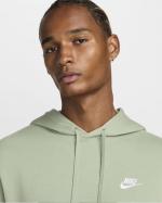 NIKE HOODIE Pullover Sportswear CLUB Sportswear French Terry MIT TASCHEN Baumwolle Jade Horizon/Jade Horizon/Weiß