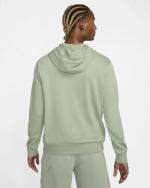 NIKE HOODIE Pullover Sportswear CLUB Sportswear French Terry MIT TASCHEN Baumwolle Jade Horizon/Jade Horizon/Weiß