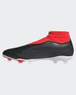 Fußballschuhe Stollen Adidas Predator League Laceless FG Firm Ground Herren Schwarz Rot Weiß