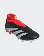 Fußballschuhe Stollen Adidas Predator League Laceless FG Firm Ground Herren Schwarz Rot Weiß