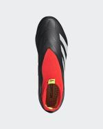 Fußballschuhe Stollen Adidas Predator League Laceless FG Firm Ground Herren Schwarz Rot Weiß