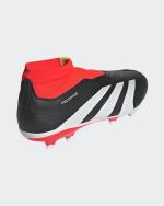 Fußballschuhe Stollen Adidas Predator League Laceless FG Firm Ground Herren Schwarz Rot Weiß