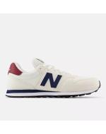 Sportschuhe Sneakers New Balance GM 500 RTC Kunstleder Mikrofaser Mesh OFF WHITE-NAVY-RED