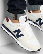 Sportschuhe Sneakers New Balance GM 500 RTC Kunstleder Mikrofaser Mesh OFF WHITE-NAVY-RED