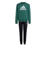 Adidas Kinder Jungen Essentials Big Logo Fleece Junior Baumwolle Trainingsanzug Grün