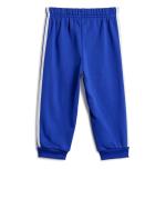 Adidas Essentials 3-Streifen Jogger Kleinkind Baby Junge Neugeborene Sweatshirt Hose Baumwolle Blau