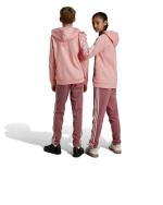 Sport Freizeit Trainingsanzug ADIDAS Essentials Tiberio 3-Streifen Colorblock Fleece Junior Jungen Kinder Kapuzen Baumwolle ROSA