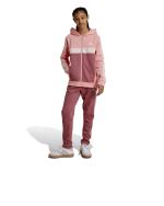 Sport Freizeit Trainingsanzug ADIDAS Essentials Tiberio 3-Streifen Colorblock Fleece Junior Jungen Kinder Kapuzen Baumwolle ROSA