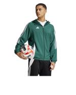  Giacca anti vento pioggia UOMO Adidas Verde Tiro 24 