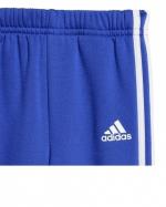 Adidas Tiberio 3-Streifen Colorblock Fleece Jogger Kleinkind Baby Junge Neugeborene Sweatshirt Hose Baumwolle Blau