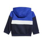 Adidas Tiberio 3-Streifen Colorblock Fleece Jogger Kleinkind Baby Junge Neugeborene Sweatshirt Hose Baumwolle Blau