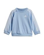 Adidas Essentials 3-Streifen Jogger Kleinkind Baby Jungen Neugeborene Sweatshirt Hose Baumwolle Hellblau