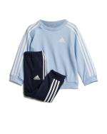 Adidas Essentials 3-Streifen Jogger Kleinkind Baby Jungen Neugeborene Sweatshirt Hose Baumwolle Hellblau